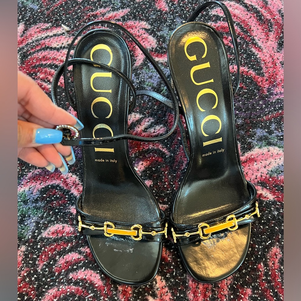 Gucci horsebit sandals size 9 worn 4 times great condition with box